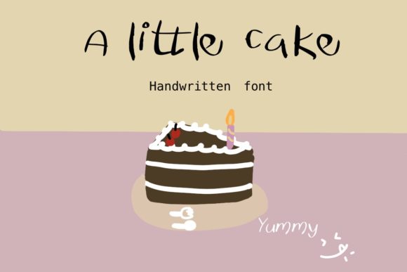 A Little Cake: The Handwritten Font That Elevates Your Brand