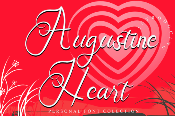 Augustine Heart: A Delicate Script Font for Web Design
