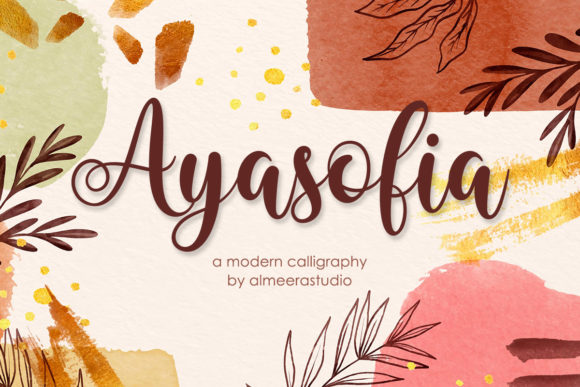 Ayasofia: A Script Font for Modern Campaigns