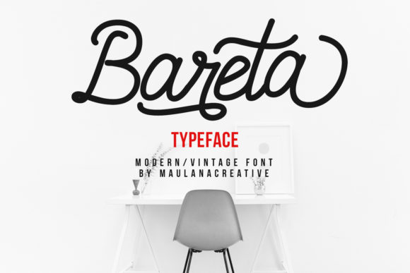 Bareta: A Handwritten Font for Creative Branding