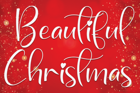 Beautiful Christmas Font for Festive Craft Projects