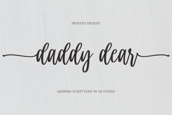 Daddy Dear: The Script Font That Elevates Your Brand