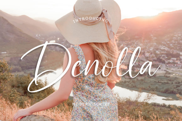 Denolla: The Script Font That Elevates Your Campaign Designs
