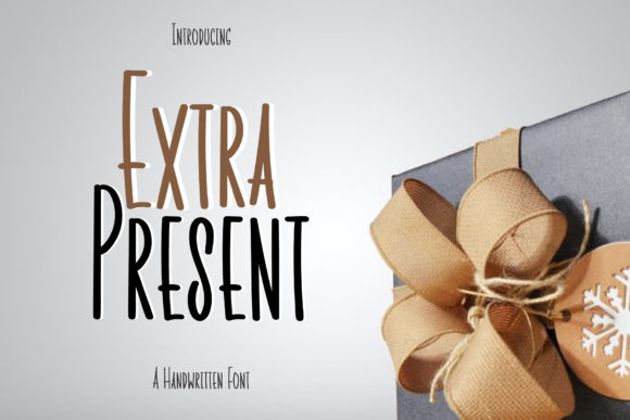 Extra Present: A Handwritten Font That Elevates Branding