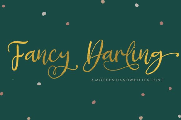 Fancy Darling: A Script Font That Adds Magic to Digital Design