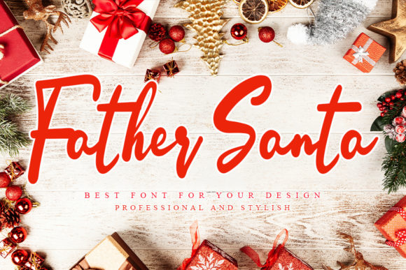 Father Santa: A Festive Font for Creative Crafters