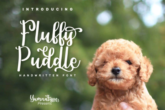 Fluffy Puddle: A Handwritten Font for Digital Branding