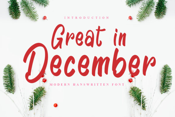 Great in December: A Font That Adds Joy to Branding