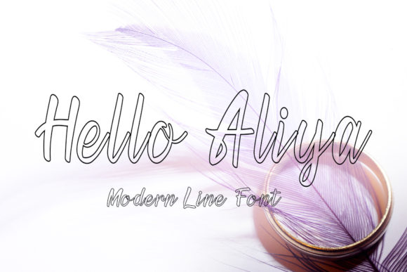 Hello Aliya: A Playful Script Font for Editorial Design
