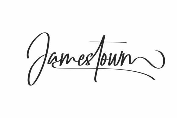 Jamestown: A Handwritten Font for Editorial Elegance