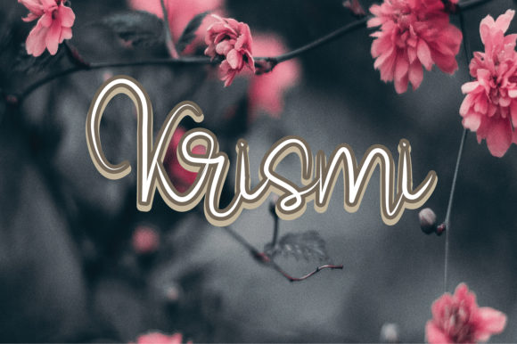 Krismi: A Script Font That Breathes Life Into Your Creations