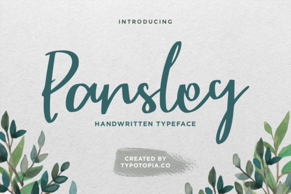Parsley: A Timeless Handwritten Font for Editorial Design