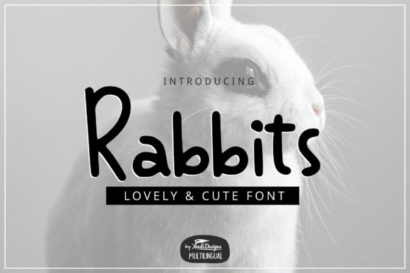 Rabbits: A Handwritten Font for Creative Crafters