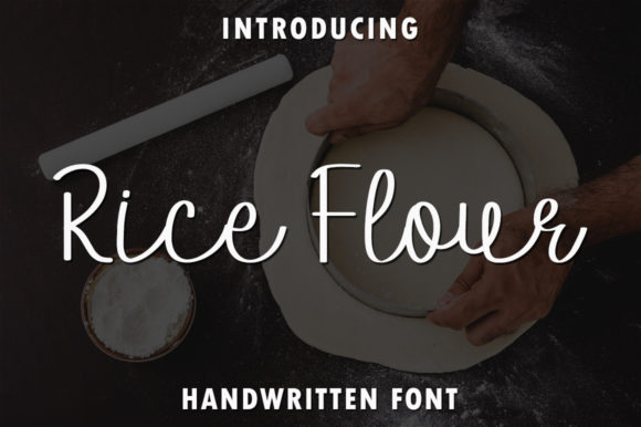 Rice Flour: A Script Font for Digital Design Excellence