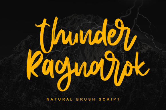 Thunder Ragnarok: The Font That Commands Attention