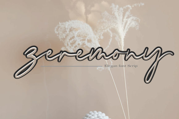 Zeremony Font for Handmade Creators